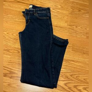 Hollister Dark Indigo Skinny Jeans with Contrast Stitching